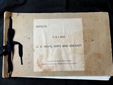 1942 O.N.I. 54-R U.S. NAVAL SHIPS and AIRCRAFT Book ID Section MILITARY PHOTOS picture