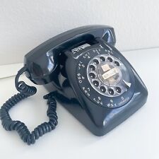 Vintage Automatic Electric Monophone Black Rotary Dial Desk Telephone picture