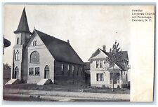 c1910's Swedish Lutheran Church And Parsonage Falconer New York NY Postcard picture