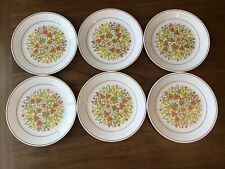 Vintage Corelle Indian Summer Floral Dinner Plates 10 1/4