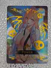 Power Chainsaw Man Goddess Anime Doujin Waifu Card Field Centre picture