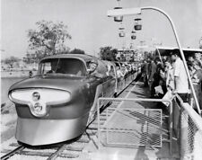 June 10, 1957 Walt Disney driving the viewliner train  8 x 10 photograph picture