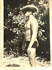 1960s Handsome Shirtless Man Trunks Bulge Beefcake Guy Gay Int VINTAGE OLD PHOTO picture