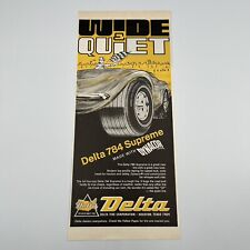 Delta 784 Supreme Tires Vintage 1971 Print Ad 5
