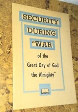 Jehovah’s Witness Vintage  Book  