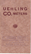 Uehling Instrument Company Booklet Catalog CO2 Meters Standard Eng Boston Agent picture
