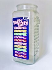 Vintage 1995 Sunmark LAFFY TAFFY ROPE Candy Counter Jar 10.5” container picture