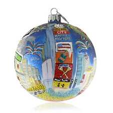 Michael Storrings Crossroads of the World Ornament Limited Edition New Years Eve picture