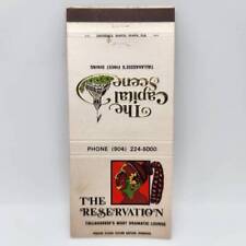 Vintage Matchbook The Reservation Lounge The Capital Scene Restaurant Tallahasse picture