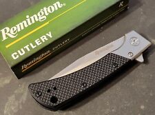 Remington Knife Tactical Liner Lock Black G10 Handle D2 Tool Steel Blade picture