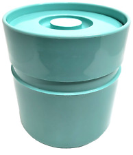 Mid-Century Modern Heller Sergio Asti Turquoise Melamine Ice Bucket picture