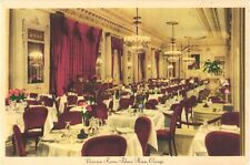 View Inside The Victorian Room, Palmer House, Chicago, Illinois Postcard picture