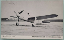 BREWSTER SCOUT BOMBER BUCCANEER U.S. Navy WWII Official Photo U.S. Vintage 1940s picture