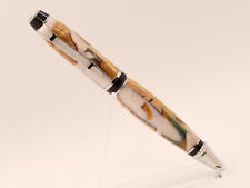 Beautiful Hand turned Handmade Cigar Style Pen Resin with embedded wood picture