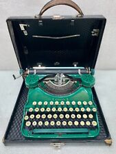 Antique 1929 Green Smith Corona Model 4 Vintage Typewriter G4P01311 -  Italics picture