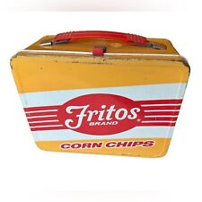 Vintage 1975 Frito Lays Chips Yellow Metal Lunchbox by Thermos RARE picture