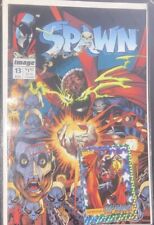 Spawn #13 1993 Comic Book With 1992 SPAWN Wizard Magazine Series 1 Card picture