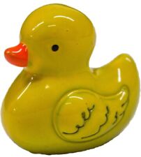 LUCKY DUCK Rubber Ducky CHARM Pocket Mini Figurine Good Luck Ganz picture