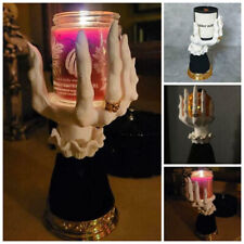 Halloween Single Candle Holder Bath Body Works Witch Hand Pedestal Fashion New picture