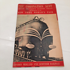 1939 Coronation Scot Great Britain's Luxury Train Exhibition Book NY Worlds Fair picture