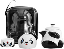 Tea for One Teapot and Cup Set, Panda Shaped Portable Tea Set for Office, Outdoo picture