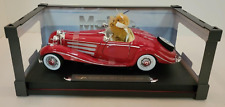 Steiff Bear in Red 1936 Red Mercedes Roadster 500K picture
