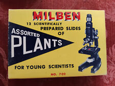 Milben 12 Microscope Slides Set No 702 -- Assorted Plants picture