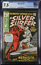 Silver Surfer 16 - CGC 7.5 - Mephisto & Nick Fury Appearance - Marvel 1970 picture