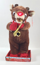 Rudolph The Red Nosed Reindeer Electronic Plush Plays & Moves 15