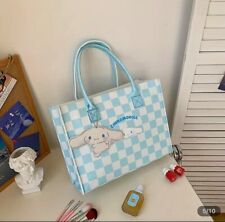 Cinnamoroll Tote Bag Sanrio Miniso Kawaii Blue Reusable picture