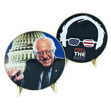 E-021 Bernie Sanders FEEL THE BERN 2020 3D Challenge Coin picture