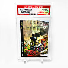 LIGHTNING EXPRESS Art Card 2023 GleeBeeCo Holo Trains Slabbed #LGTH-L /49 picture