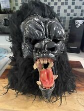 Vintage 1979 Be Something Angry Gorilla Halloween Latex Mask picture