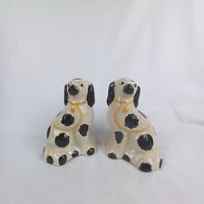 2 Fitz & Floyd Porcelain Staffordshire Style Spaniel Dog Bookend / Figurine 8