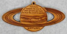 SATURN-Space Astronomy Solar System Planet Science Nestled Pines wooden ornament picture