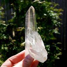 5.25in 168g Record Keeper Dow Channeler Lemurian Seed Quartz Crystal Laser Clust picture