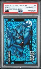 2023 UD Kith X-Men Marvel ASICS 92 Beast Blue #6 Asics PSA Card 1 Of 50 picture