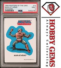 MAN-AT-ARMS PSA 9 1984 Masters of the Universe Sticker #14 C2 picture