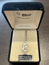 Oval Saint Mother Teresa of Calcutta Pray for Us Medal Pendant - S/S CHAIN picture
