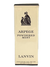 Vintage Lanvin Arpege  Powdered Mist  6 OZ SEALED picture