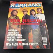 Kerrang 110 Van Halen Sammy Hagar Cherry Bombz Anthrax Aldo Nova Precious Metal picture