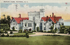 1925 Vintage Hatley Park Canada British Columbia Victoria Castle Postcard 16-A picture