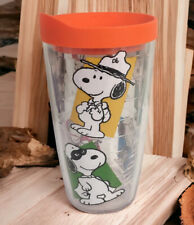 Peanuts Snoopy Tervis Travel Mug Color-block Orange Lid  picture