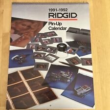 Vintage RIDGID Tools 1991-1992 Pin-up Swimsuit Wall Calendar picture
