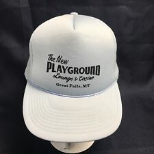 Vintage Mesh Trucker hat cap The New  Playground lounge, bar, Great Falls MT￼ picture