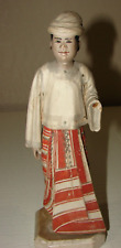 EARLY 20th CENTURY PAINTED WOOD STATUE FROM MUSEUM COLLECTION picture