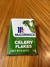 VINTAGE  McCORMICK Dehydrated Celery Flakes SPICE TIN  Baltimore MD picture