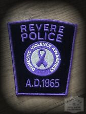 Revere MA Police Department Domestic Violence Awareness Patch picture
