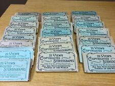 Antique Stereographs View Cards Mixed Collection 350 Plus Cards Several RARE  picture