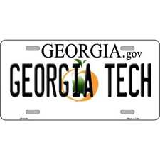 Georgia Tech Novelty Metal License Plate Tag LP-6138 picture